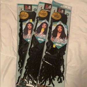 3 packs of Bobbi Nu Locs 18”